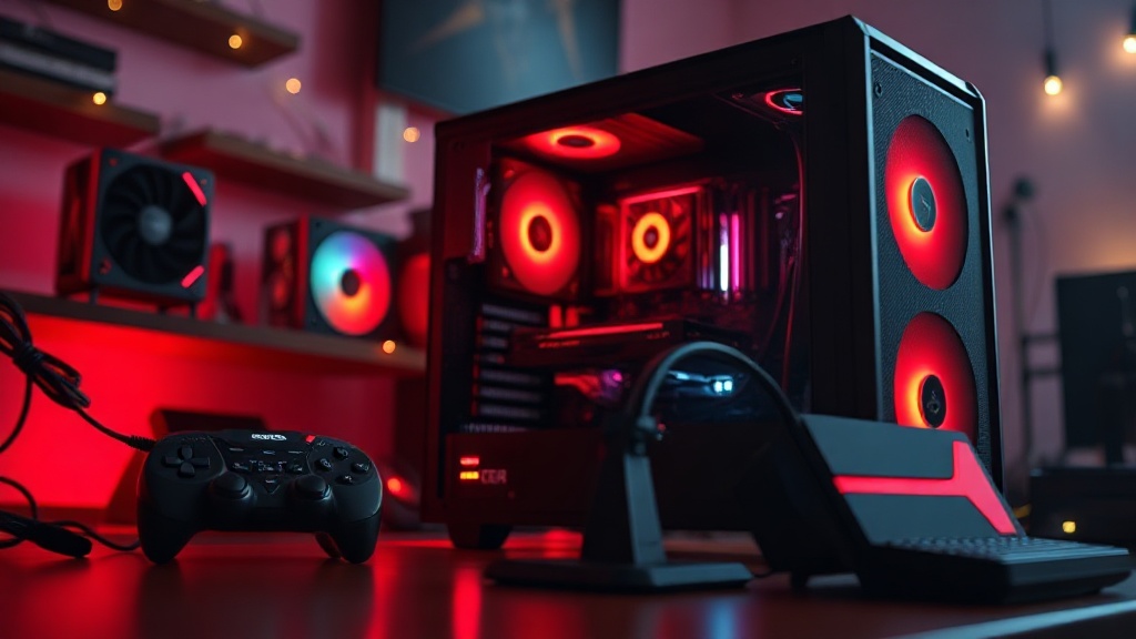 PC Gamer Completo AMD Ryzen 5 4500 e RX 580: O Equilíbrio Perfeito para Jogar em Full HD