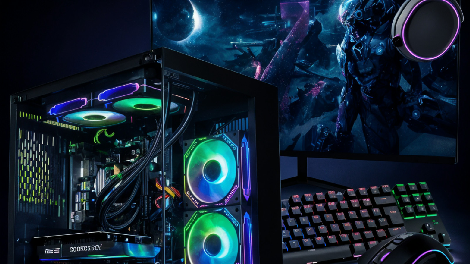 PC Gamer Completo Ryzen 7 9800X3D, RTX 5070, 16GB DDR5, SSD NVMe 1TB, 700W 80 Plus, AQM058-E