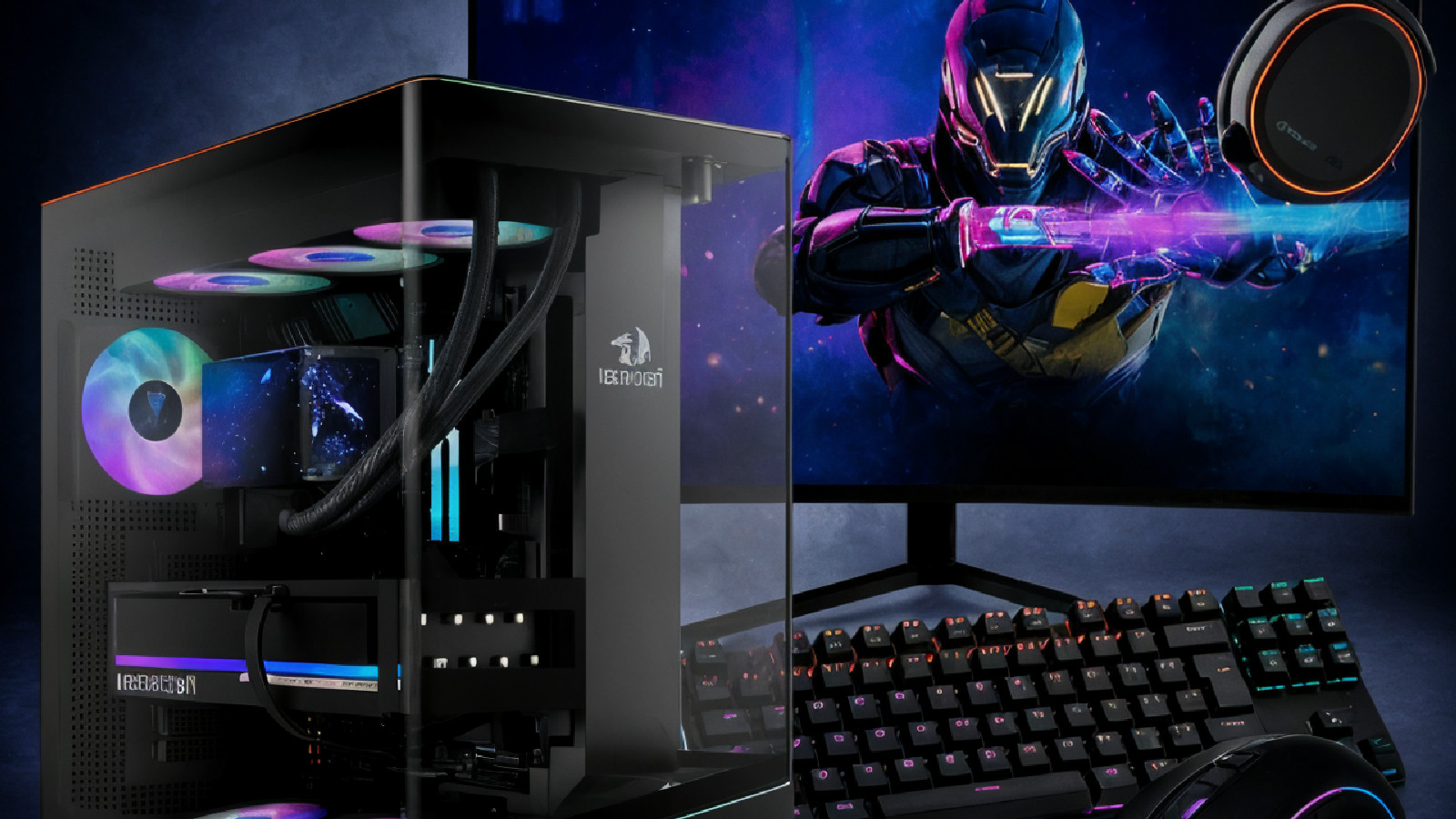 PC Gamer Completo Ryzen 7 9800X3D, RTX 5070, 16GB DDR5, SSD NVMe 1TB, 700W 80 Plus, GM5PA062-E