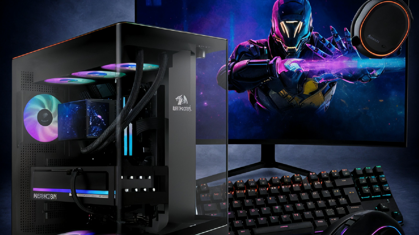 PC Gamer Completo Ryzen 5 8400F, RX 9060 XT, 16GB DDR5, SSD NVMe 500GB, 600W 80 Plus, GM5PV070-E