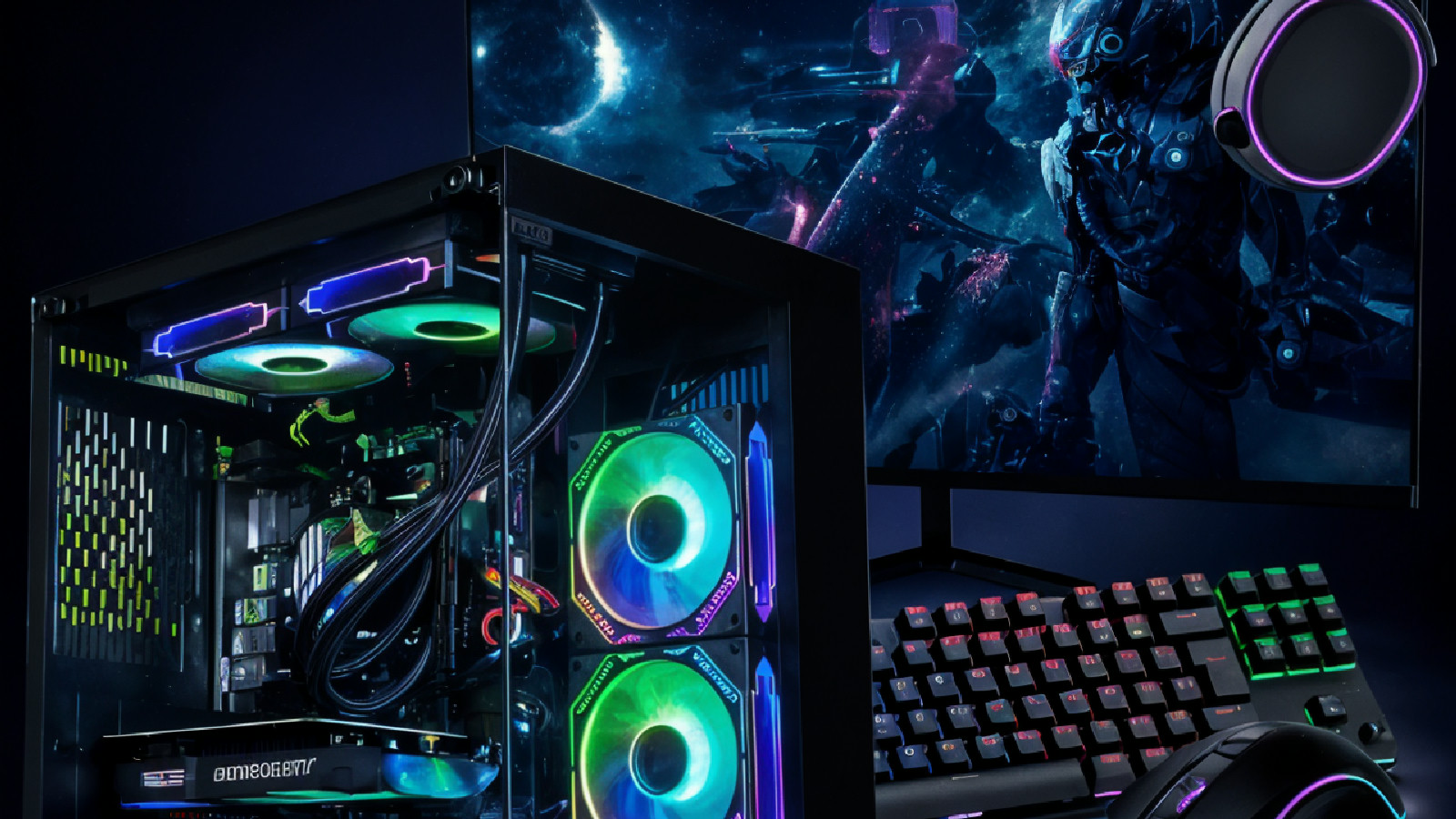 PC Gamer Completo Ryzen 5 5600X, RTX 5060, 16GB DDR4, SSD NVMe 500GB, 600W 80 Plus, BDP419GD-E
