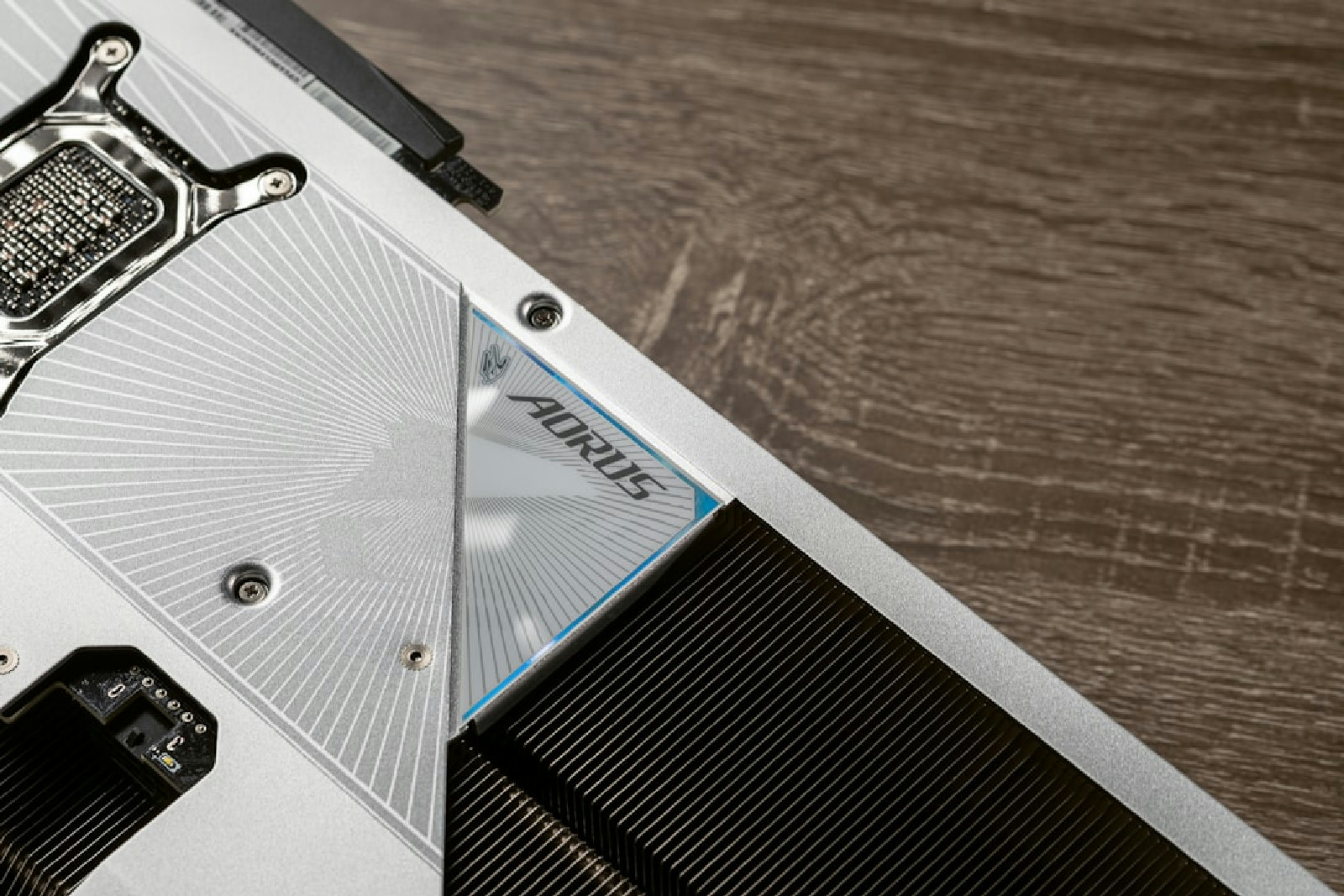Aorus computer hardware with intricate design