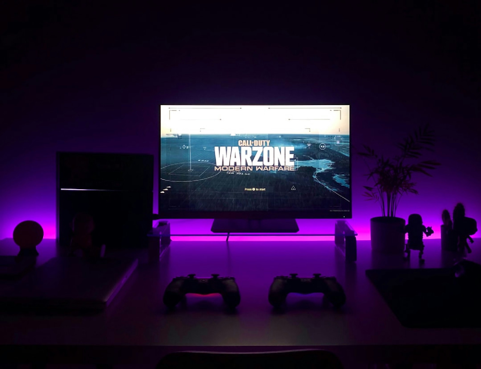 a computer screen with a cinematic video game on it