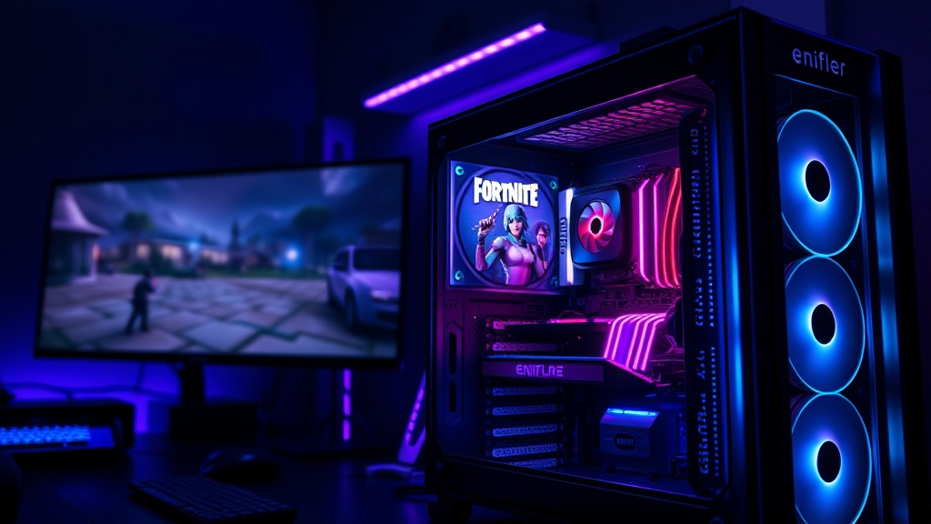 PC gamer barato para Fortnite competitivo em 2026: configuração que funciona de verdade