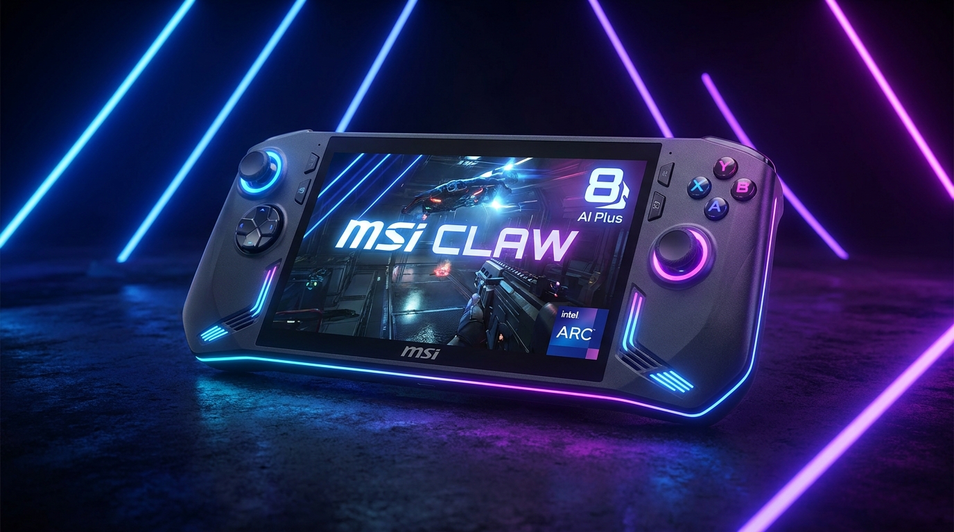 MSI Claw 8 AI Plus: O que esperar do novo console portátil com Intel Arc G3?