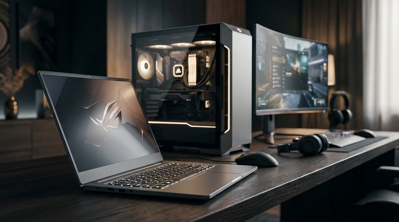 Notebook gamer ou PC de mesa: qual vale mais a pena em 2026?