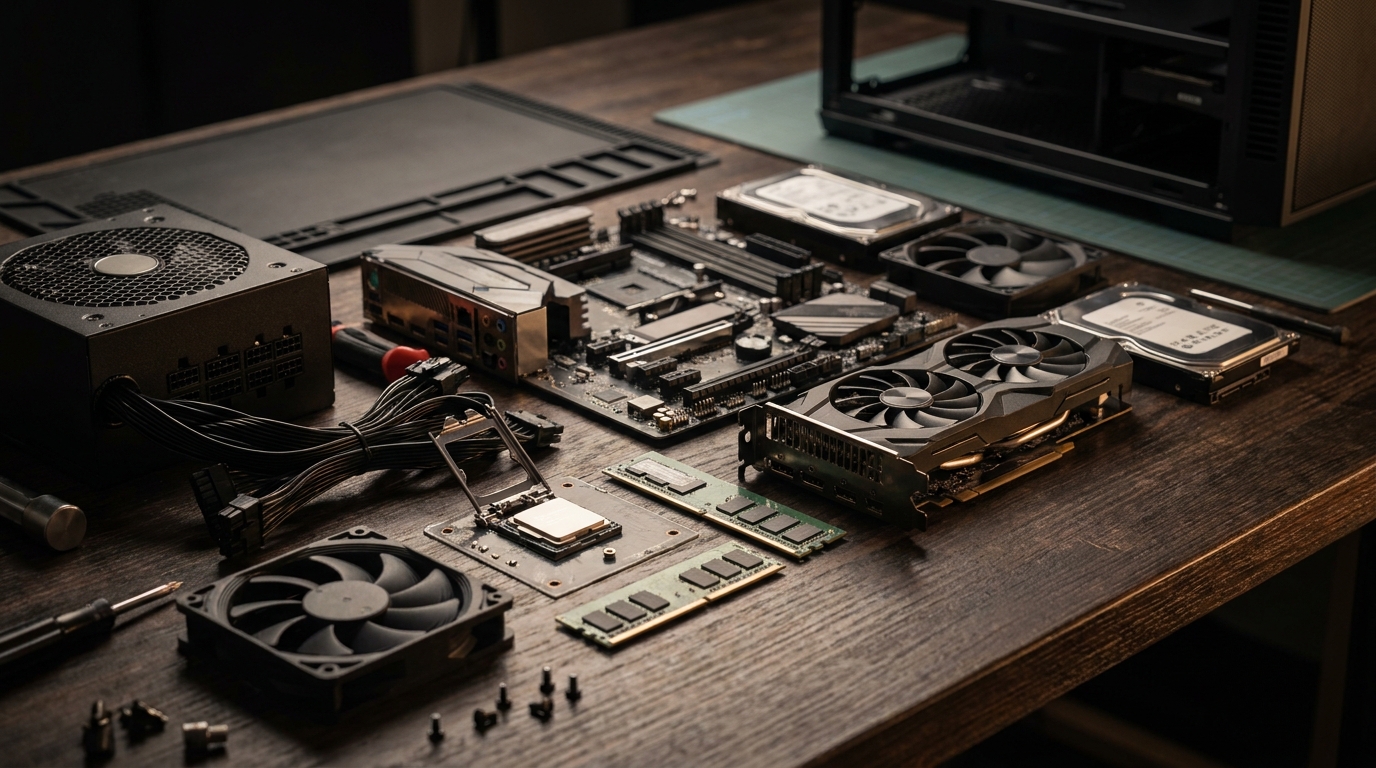 O Que Precisa para Montar um PC Gamer? Veja Todas as Peças Necessárias