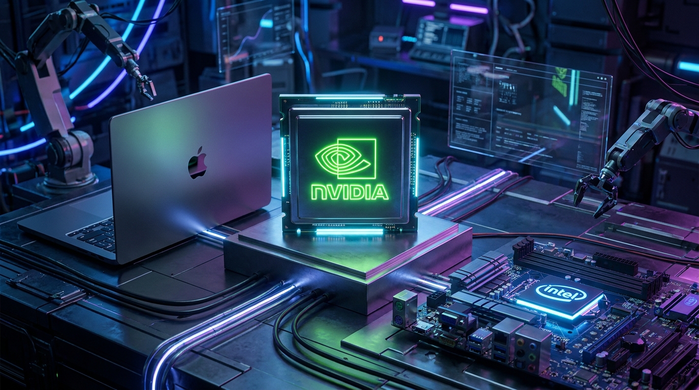 Como a Nvidia desafia Apple e Intel ao anunciar chip de IA para computadores pessoais