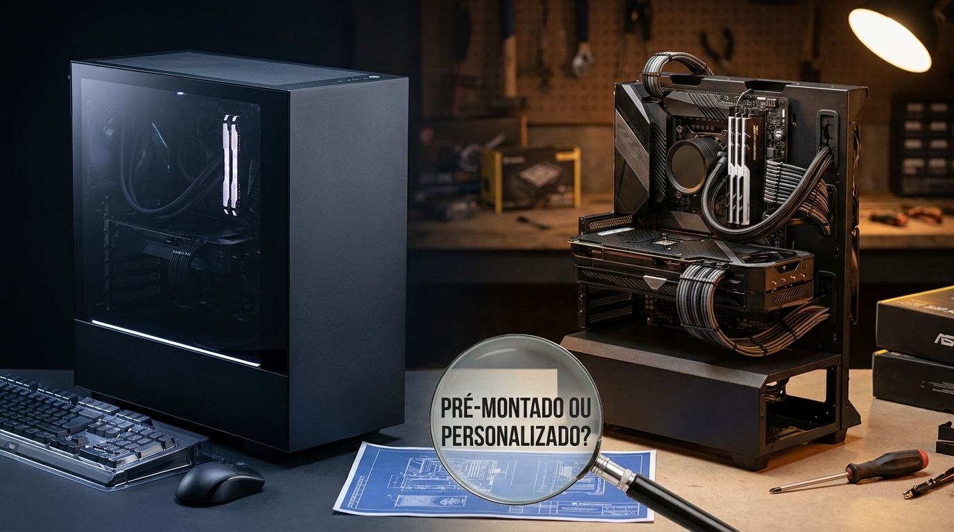 PC Gamer Pré-Montado ou Personalizado: Qual Vale Mais a Pena?