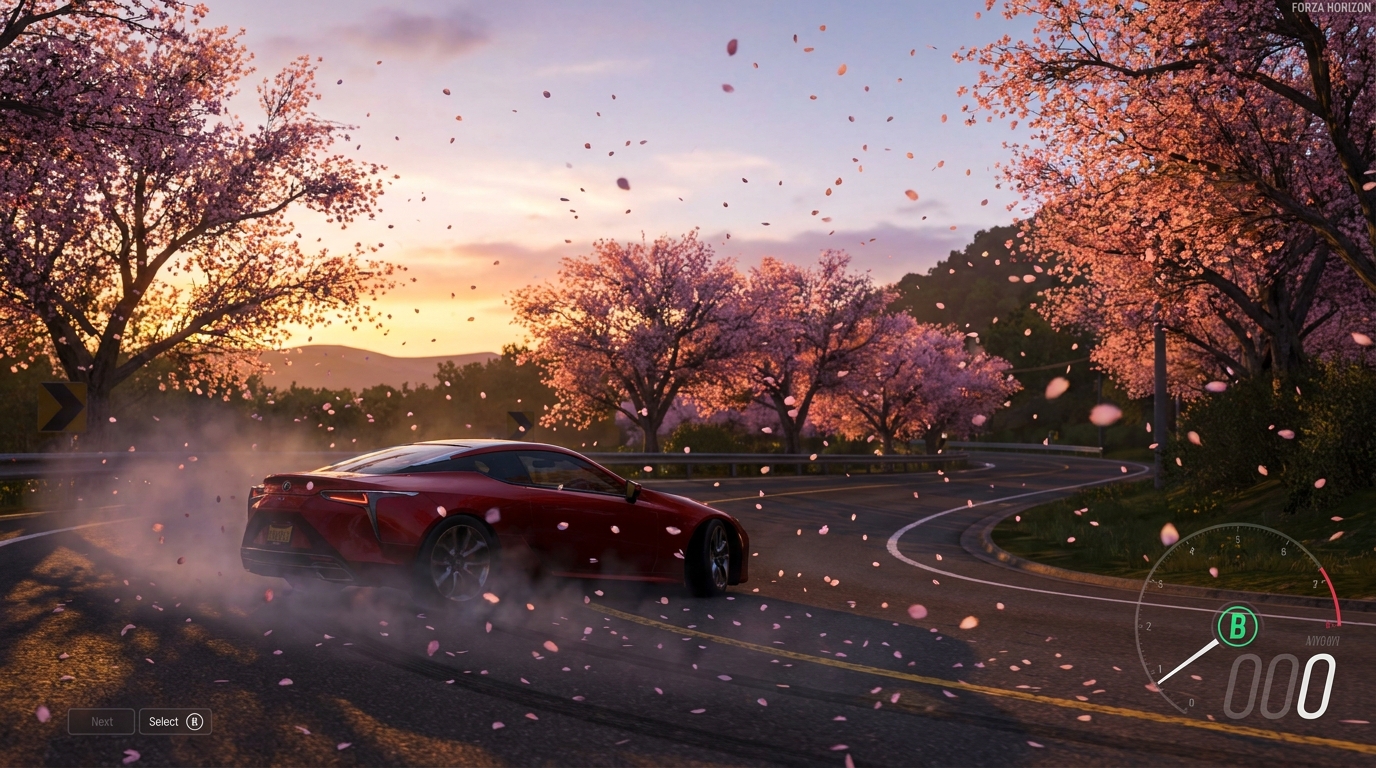 Forza Horizon 6 não deixa você destruir cerejeiras e o motivo é nobre