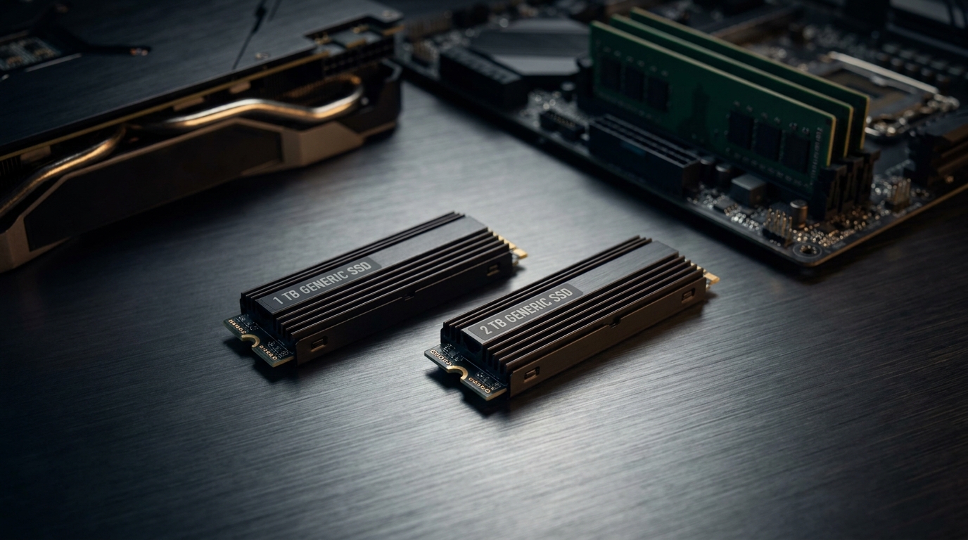 SSD de 1 TB ou 2 TB para PC gamer: qual compensa pelo preço?