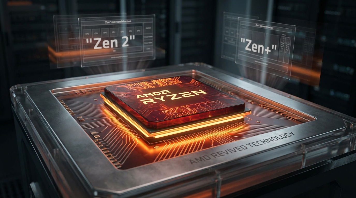 AMD prepara novos processadores para 2026 baseados em Zen 2 e Zen+ com gráficos Vega