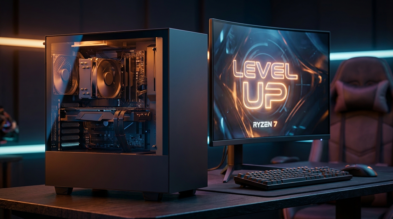 Como aproveitar a campanha LEVEL UP da Enifler e receber um Ryzen 7 sem pagar a mais?